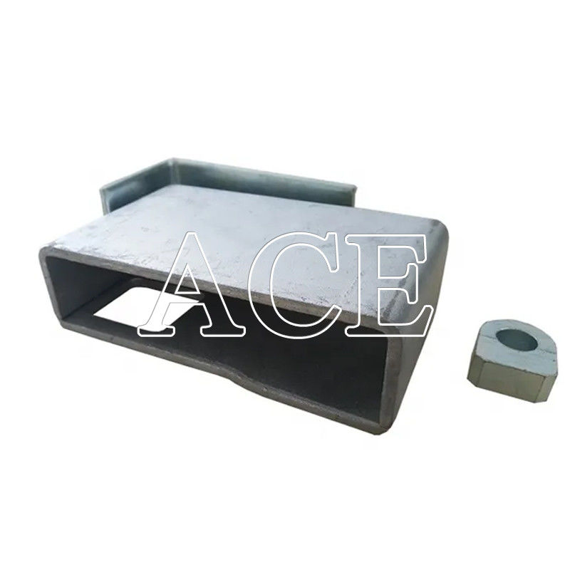 Caja de cerradura soldable de alta seguridad para contenedores de transporte general piezas de repuesto y accesorios en acabado galvanizado o pintado