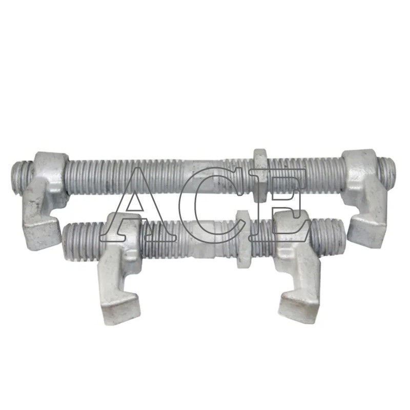Acero forjado 260mm 380mm Cerraduras de torsión de llave de doble sujeción ISO Puente de contenedores de envío Equipo de llave de contenedores