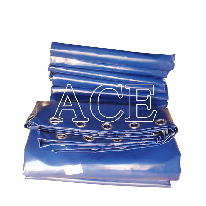 650 g/m2 cubierta de lonas recubiertas de densidad para tamaño personalizado 20ft 40ft contenedores de tapa abierta en patrón recubierto