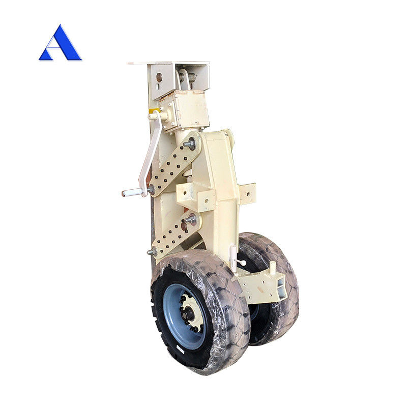 15 toneladas de ruedas de PU grises Contenedor de transporte de equipos de elevación Sistema Jacks de elevación para un transporte fácil